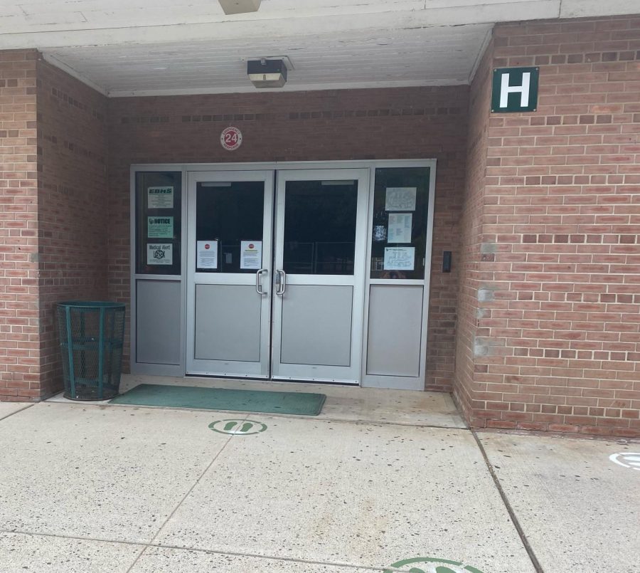 One of the two bus entrances to the school, this one leads into H-hall. 