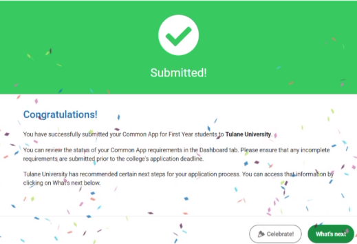 Congratulations, You’ve Submitted!