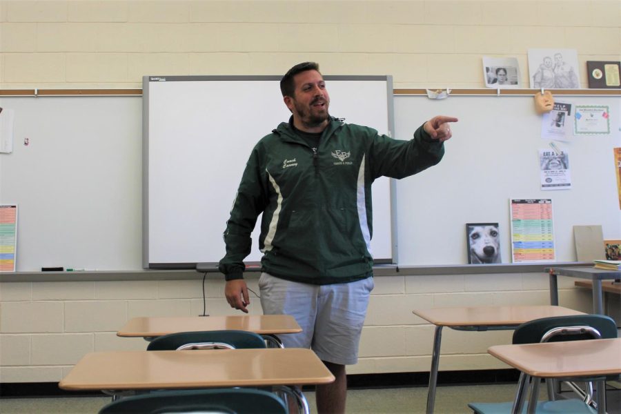 Mr. Carney knows that every health lecture could use a bit of fun. He trusts that comfort and humor can make for the best of learning environments. 