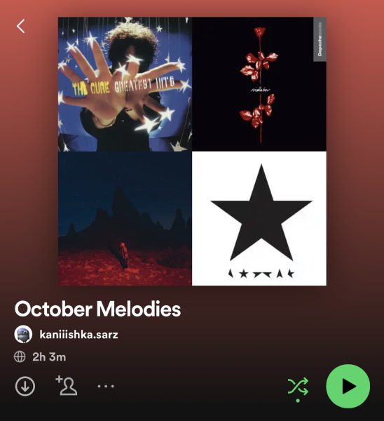 Our October Farewell, with a playlist for everyone.

